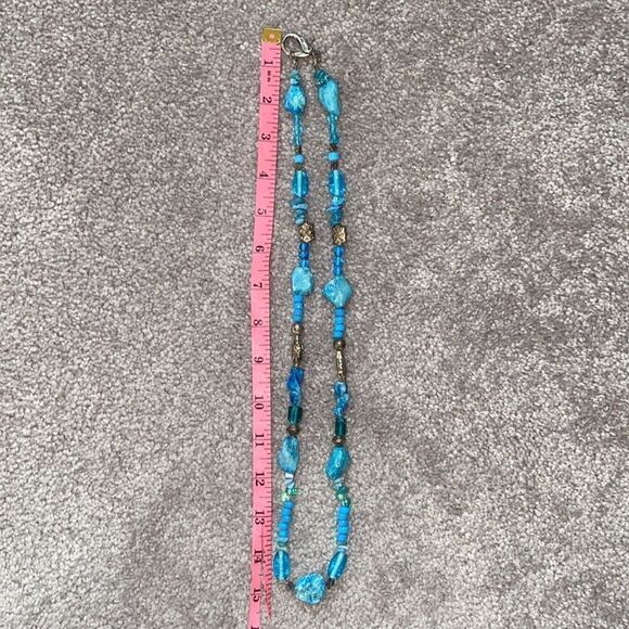 Vintage Turquoise Beaded Necklace!  - Picture 9 of 11